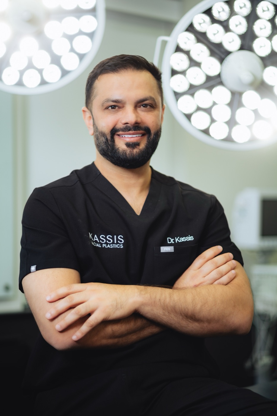 Dr. Salam Kassis in the operating room